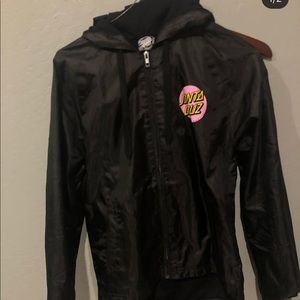 santa cruz zip up wind breaker